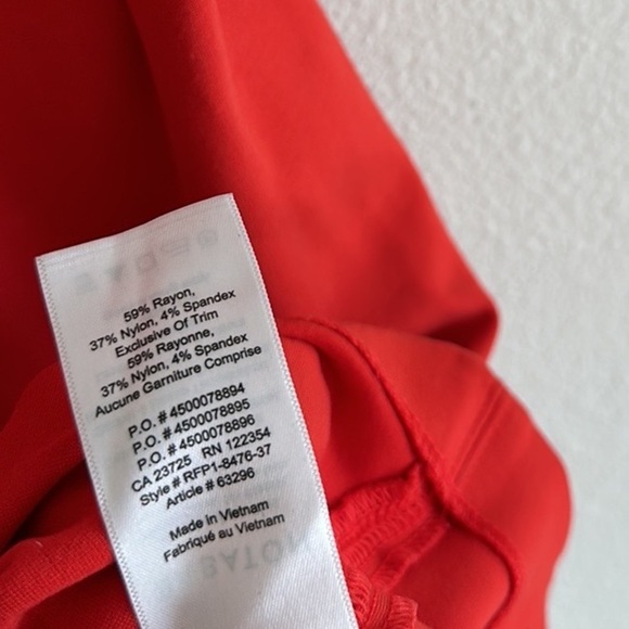 Babaton Off Shoulder Fitted Red Dress - Picture 8 of 10